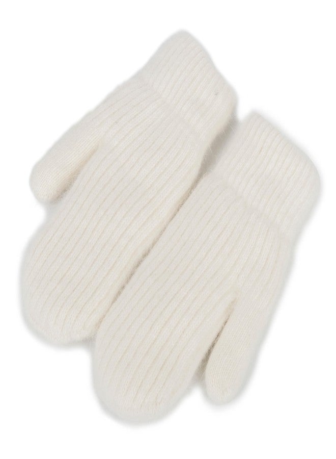 CXQRR Winter Mittens for Women Warm Fleece Cozy Knit Thick Thermal Wool Snow Gloves & Mittens for Cold Weather Gifts - Image 5